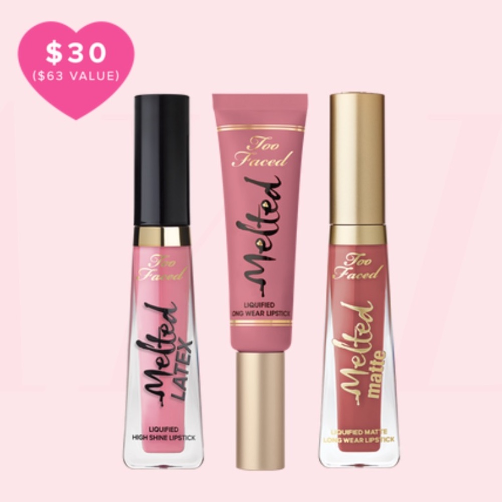 All (3) Full Size Too Faced Lips - Yes, 3 for $30 - Picture 8 of 8